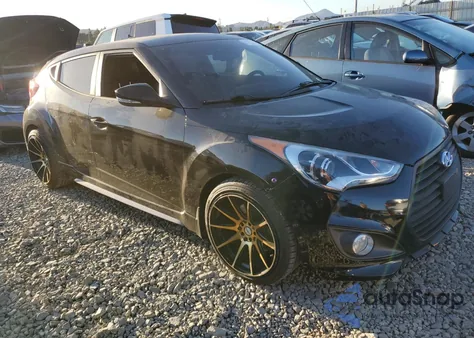 2016 Hyundai Veloster Turbo from USA, damaged, VIN KMHTC6AE8GU256953